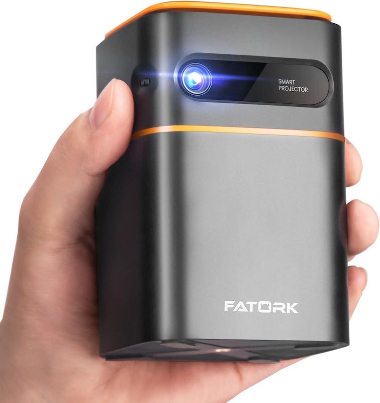 Fatork mini portable projector 1080p HD wireless