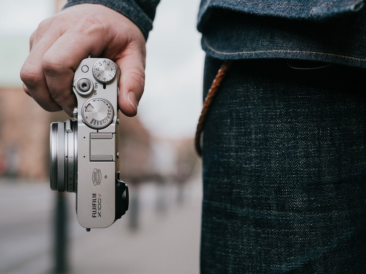Fujifilm X100V aps-c compact street photography best camera-slim and intuitive controls dials