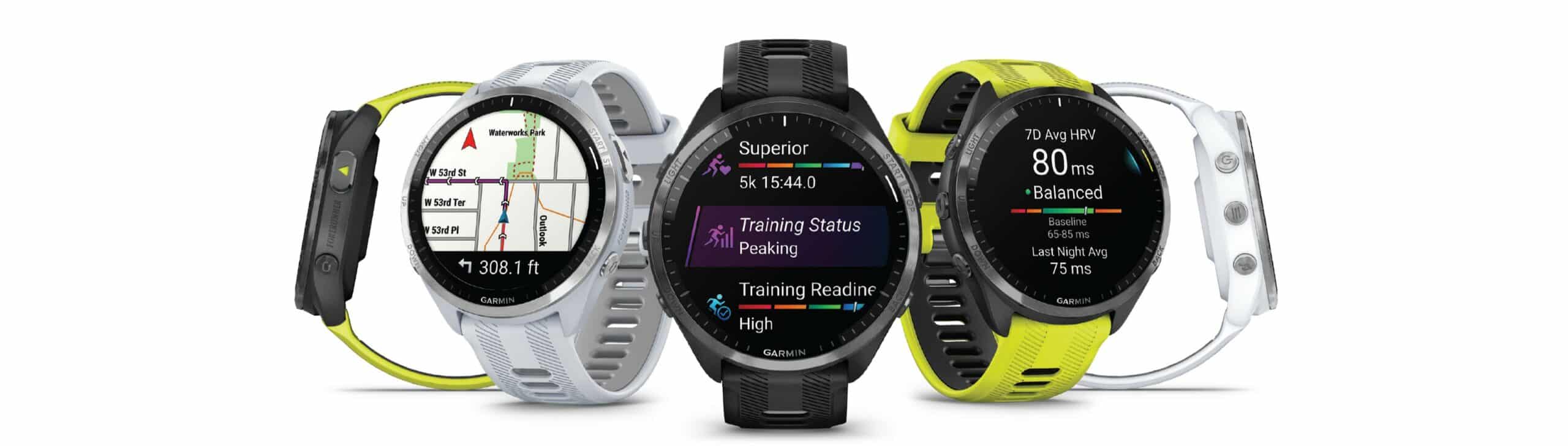 Garmin 965 AMOLED display fitness running watch