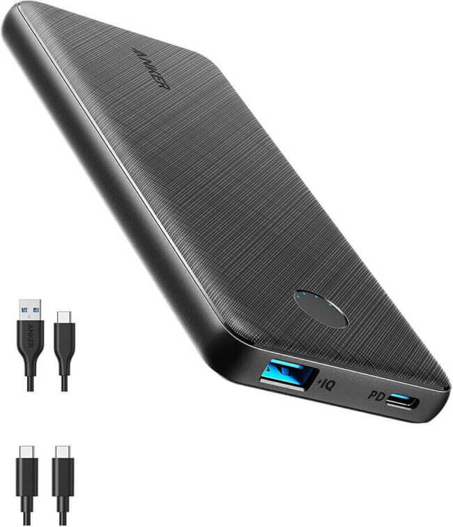 Sony A7IV accessories - Anker PowerCore Slim 10,000mah 20W PD Power Bank