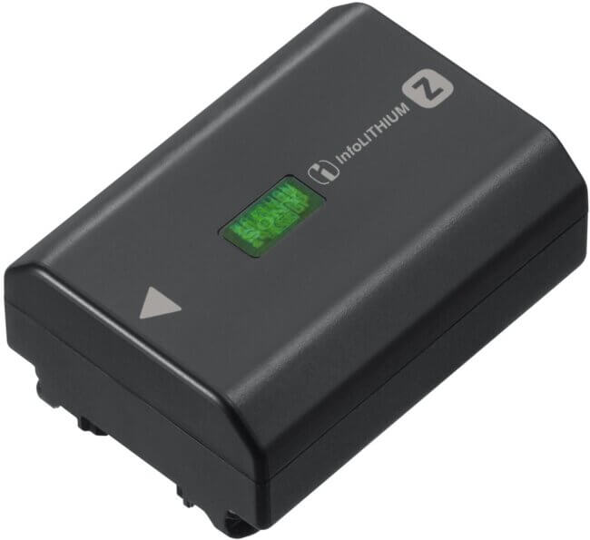 Sony A7IV accessories - Sony NPFZ100 Rechargeable Lithium-Ion High Capacity Battery (2280mAh)